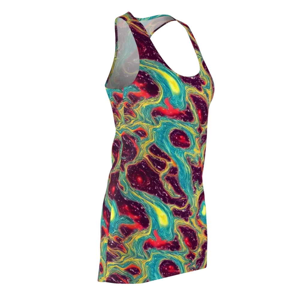 Cosmic Tides on Racerback Dress — Front Side