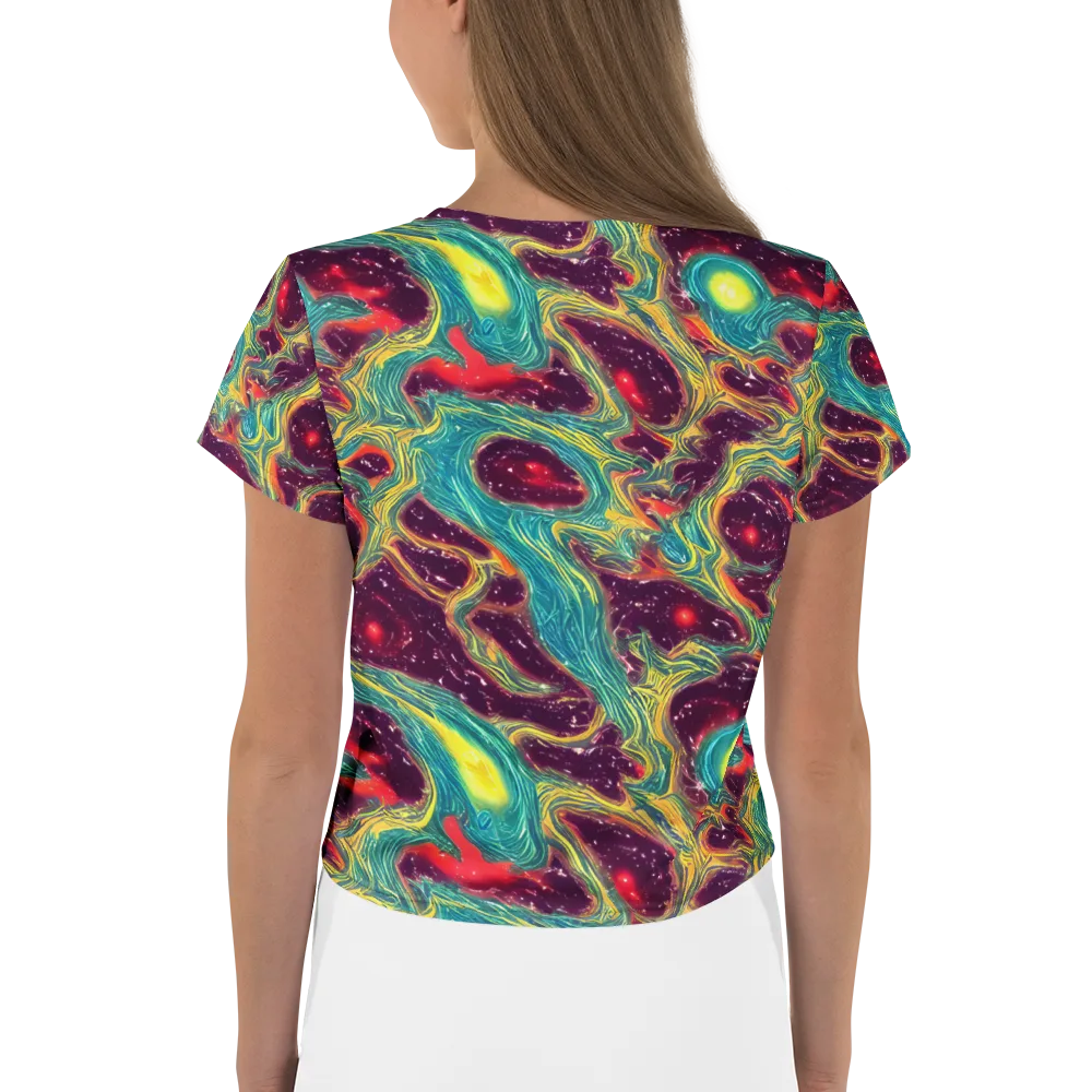 Cosmic Tides on Crop Tee — Back