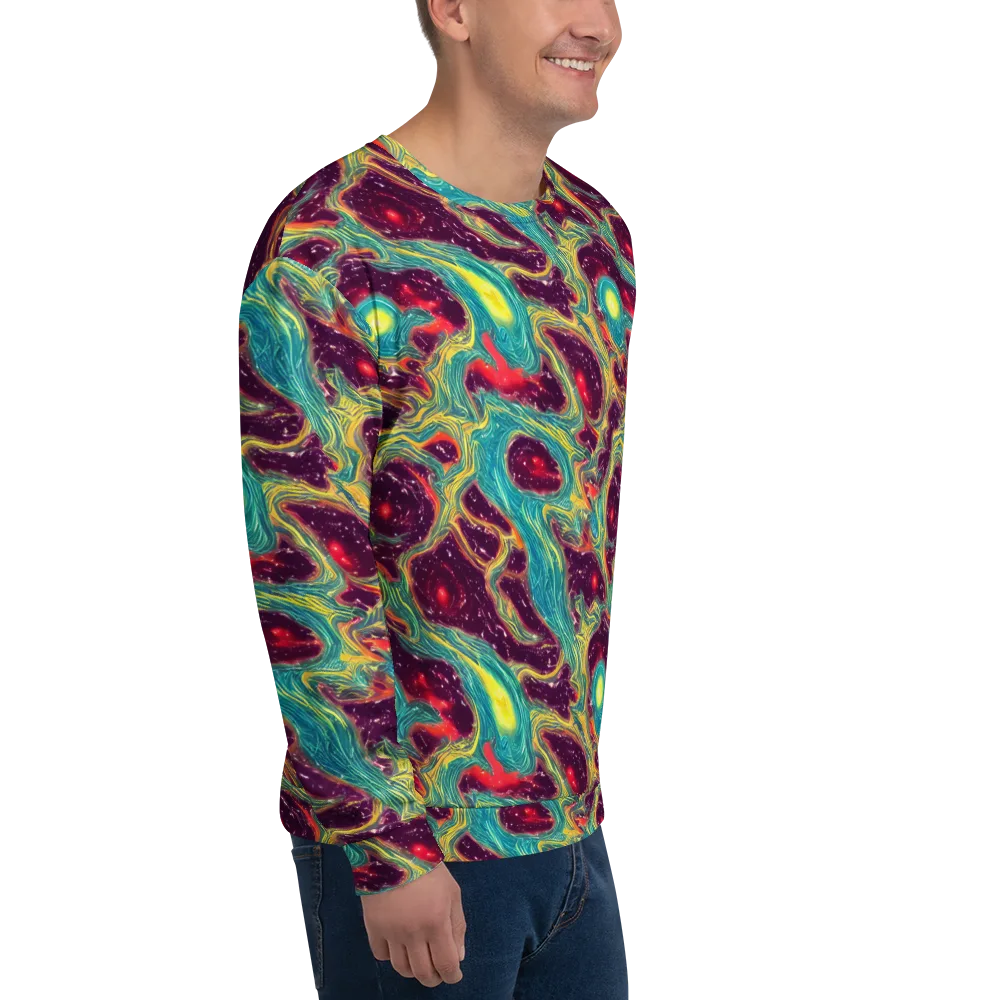 Cosmic Tides on Sweatshirt — Right Front