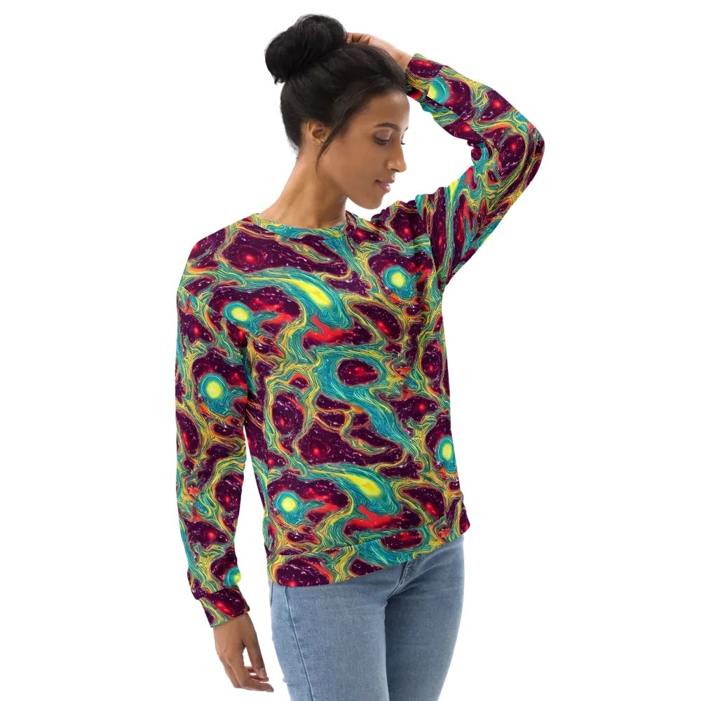 Cosmic Tides on Sweatshirt — Right Front