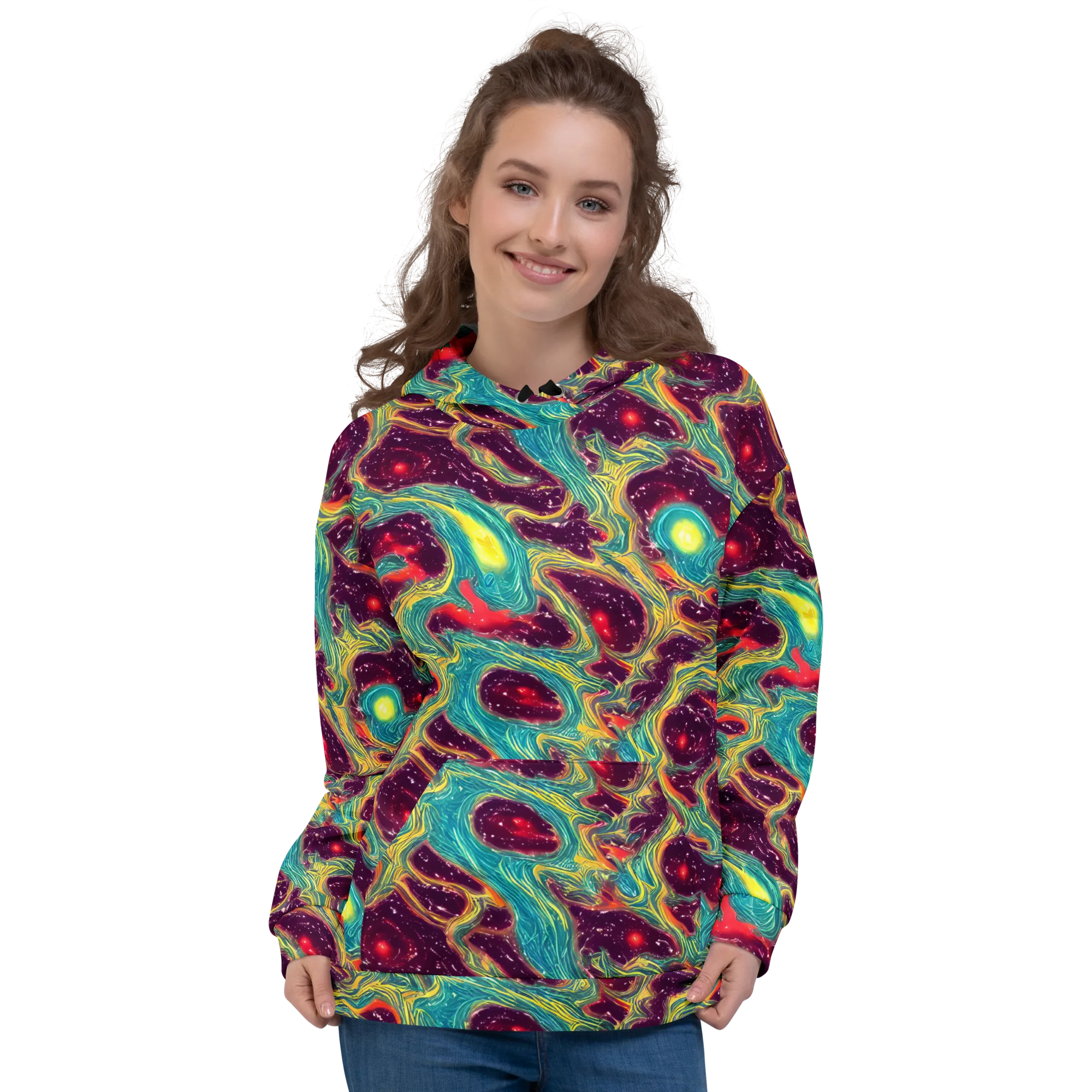 Cosmic Tides on Hoodie — Front