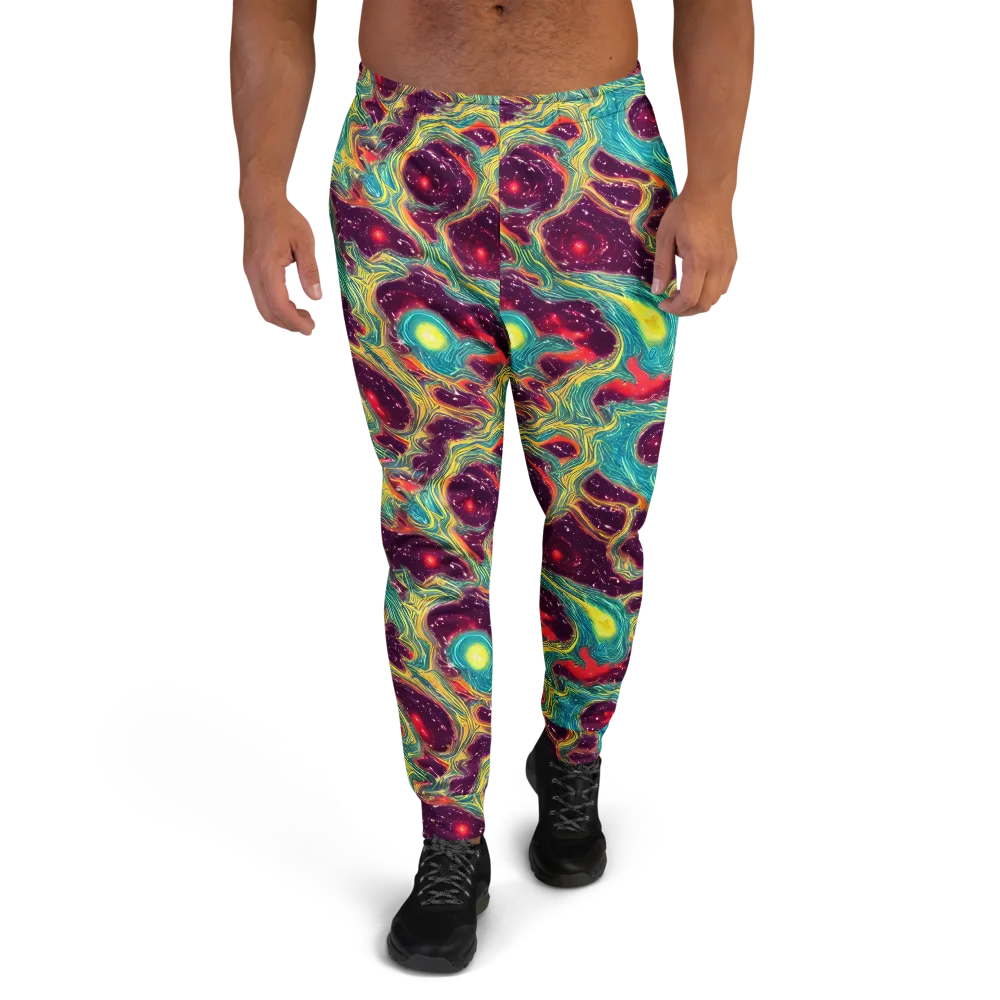 Cosmic Tides on Men's Joggers — Front