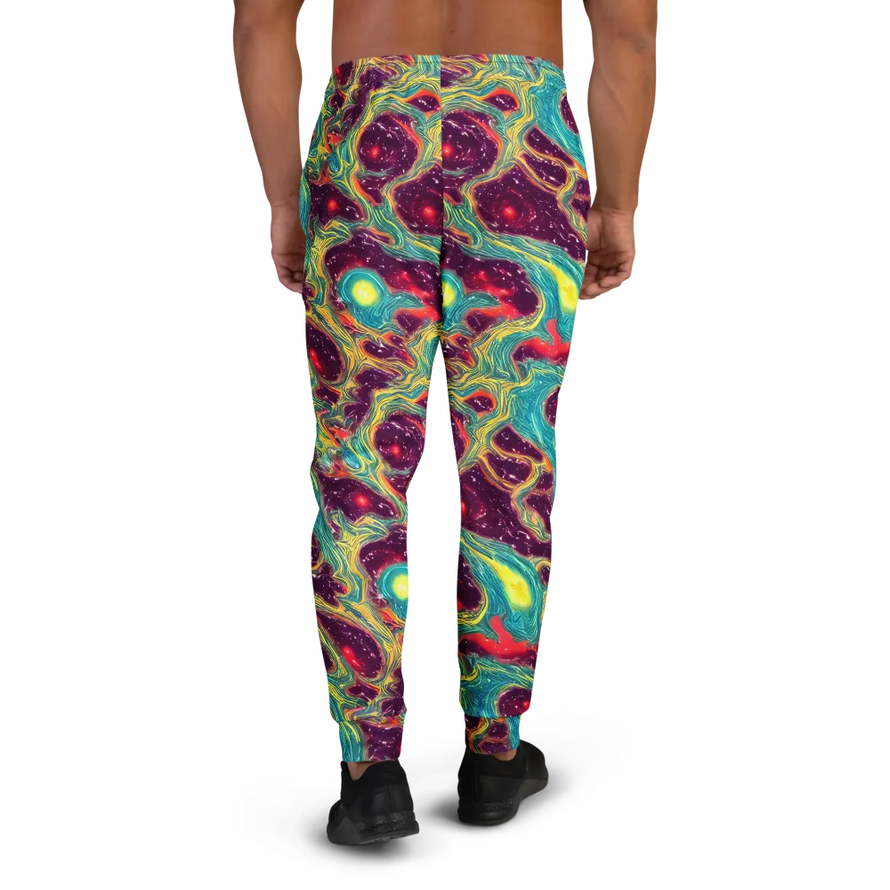 Cosmic Tides on Men's Joggers — Back