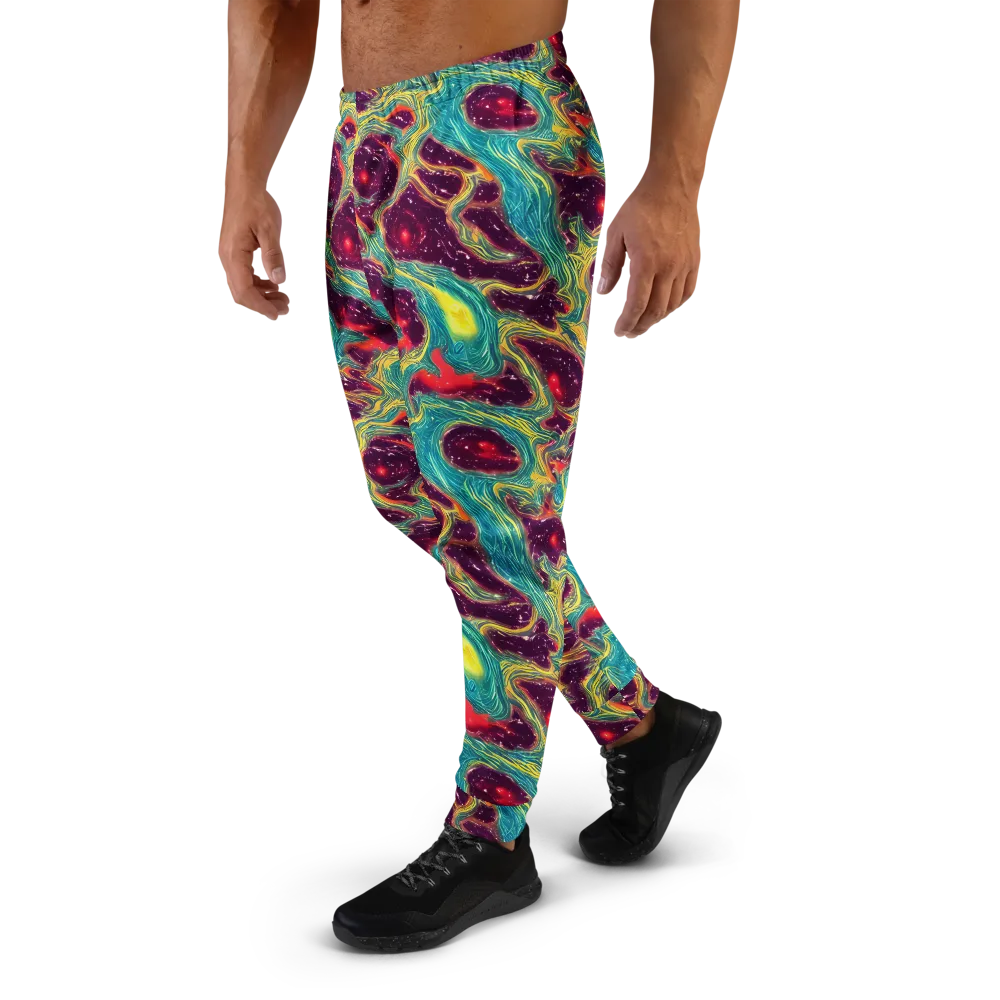 Cosmic Tides on Men's Joggers — Left