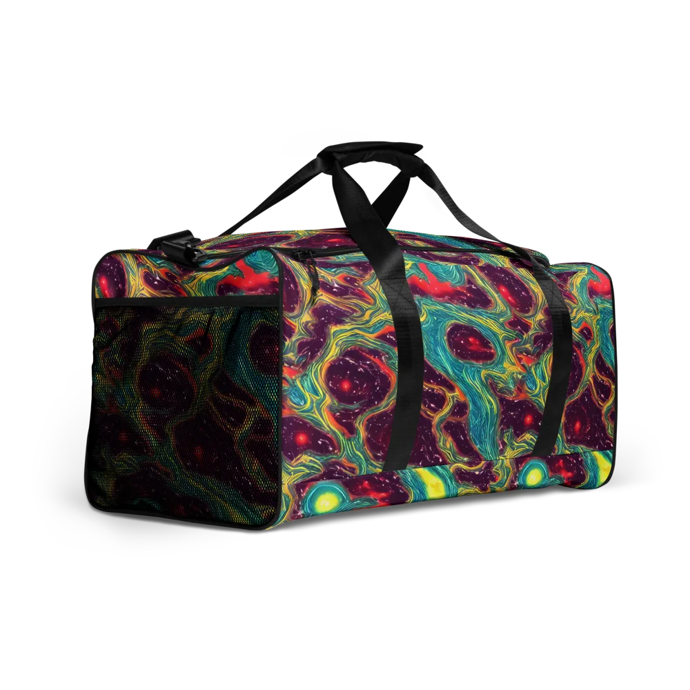 Cosmic Tides on Duffle Bag — Right Front