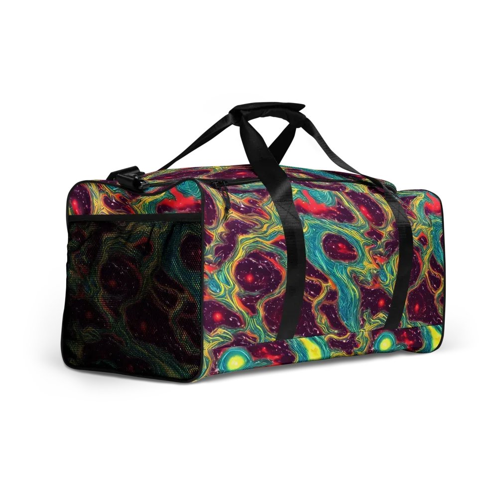 Cosmic Tides on Duffle Bag — Right Front