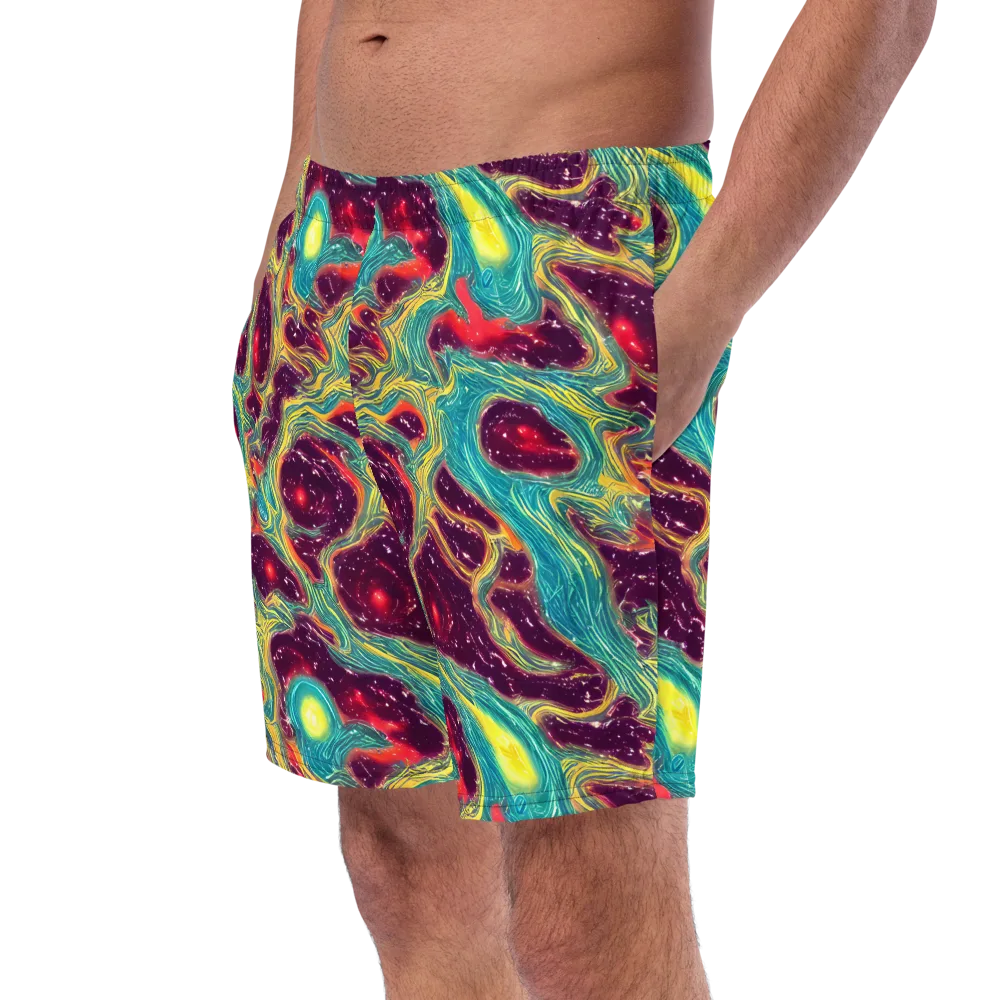Cosmic Tides on Swim Trunks — Left Front
