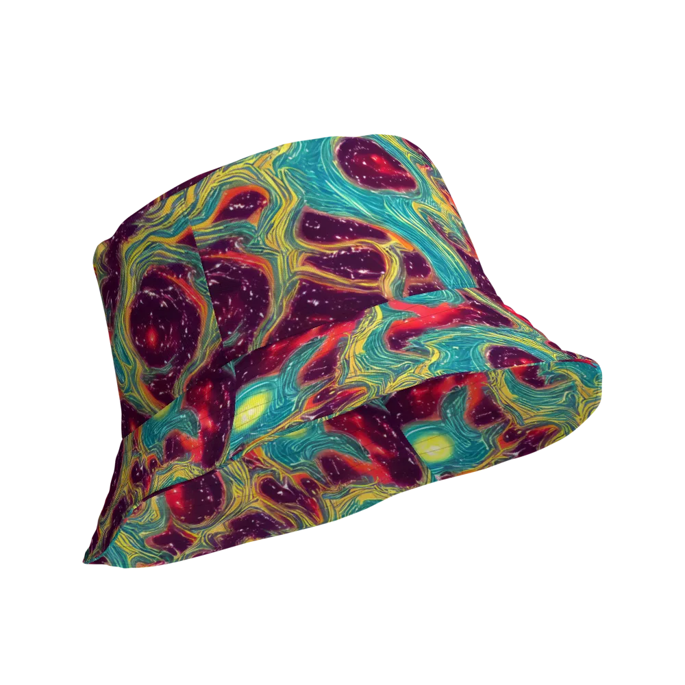 Cosmic Tides on Reversible Bucket Hat — Product details Outside