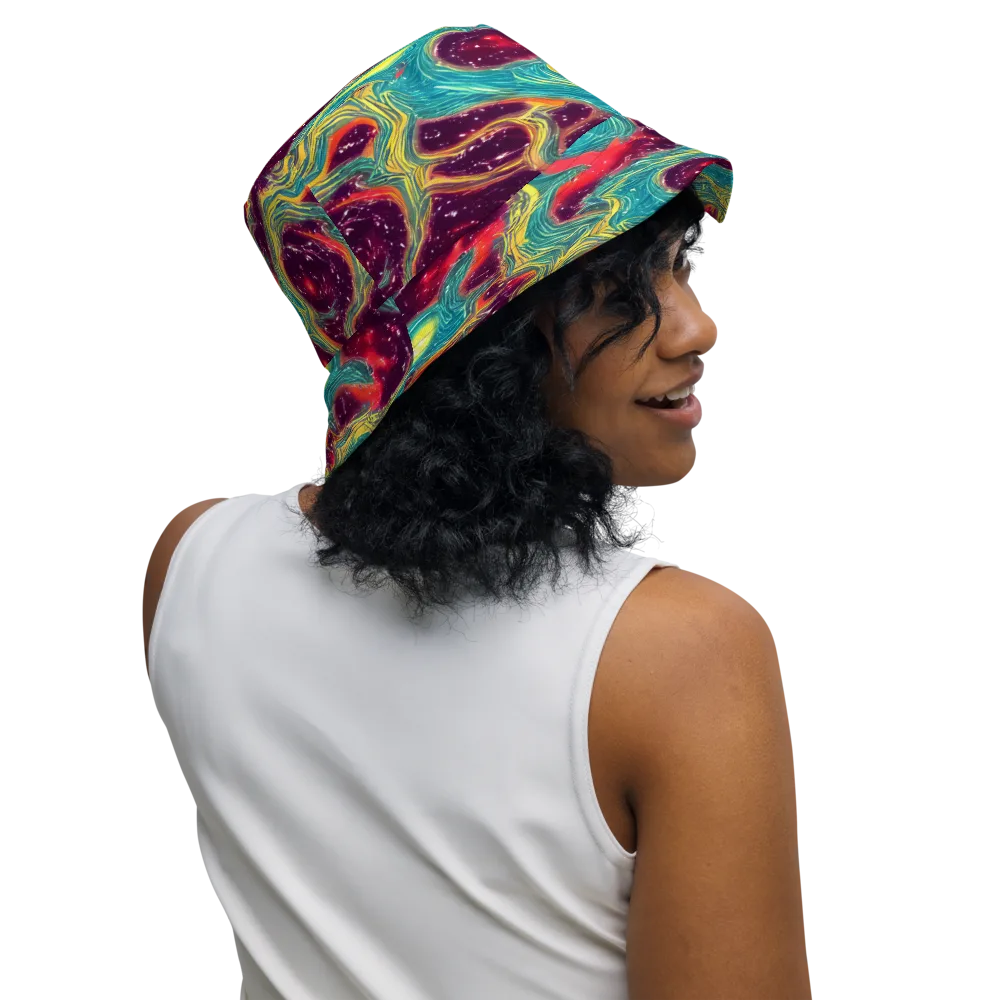 Cosmic Tides on Reversible Bucket Hat — Right Outside