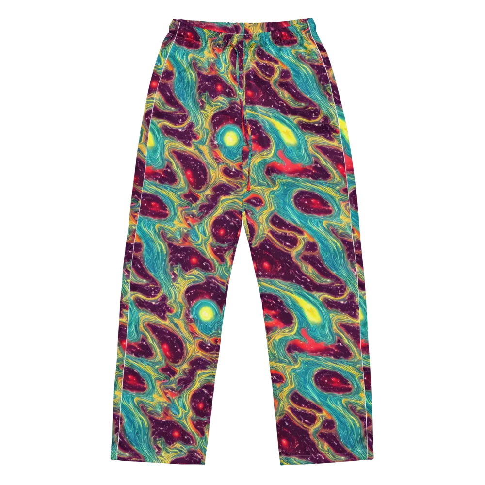 Cosmic Tides on Women's Pajama Pants — Front