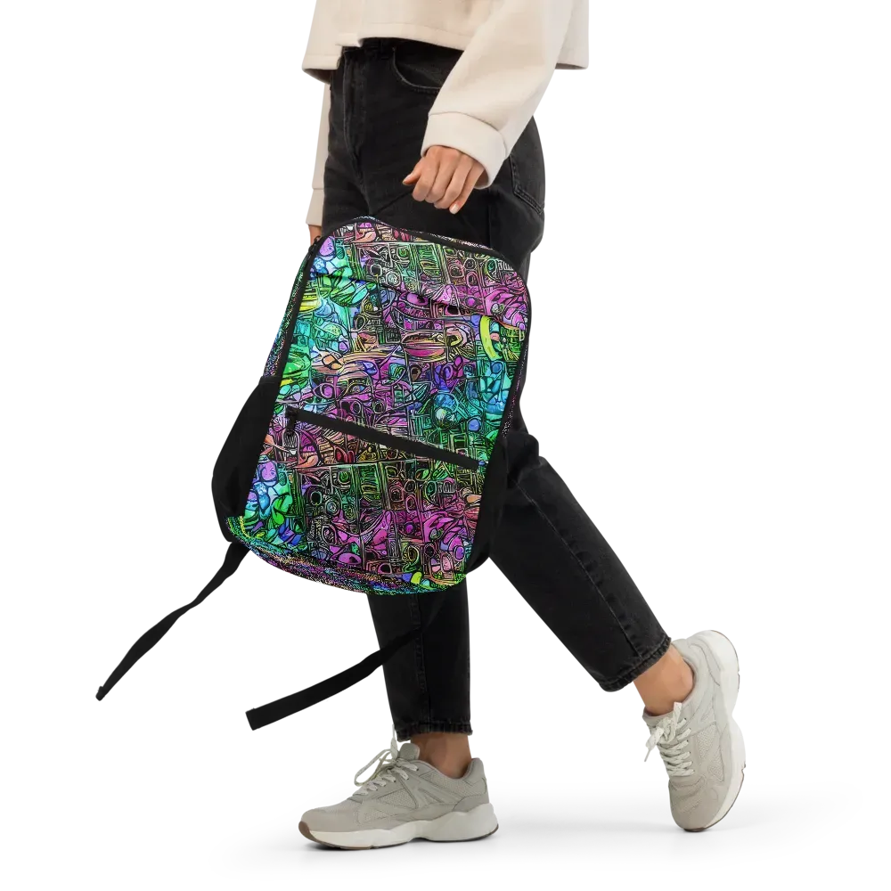 Ultraviolet Uproar on Utility Backpack — Front
