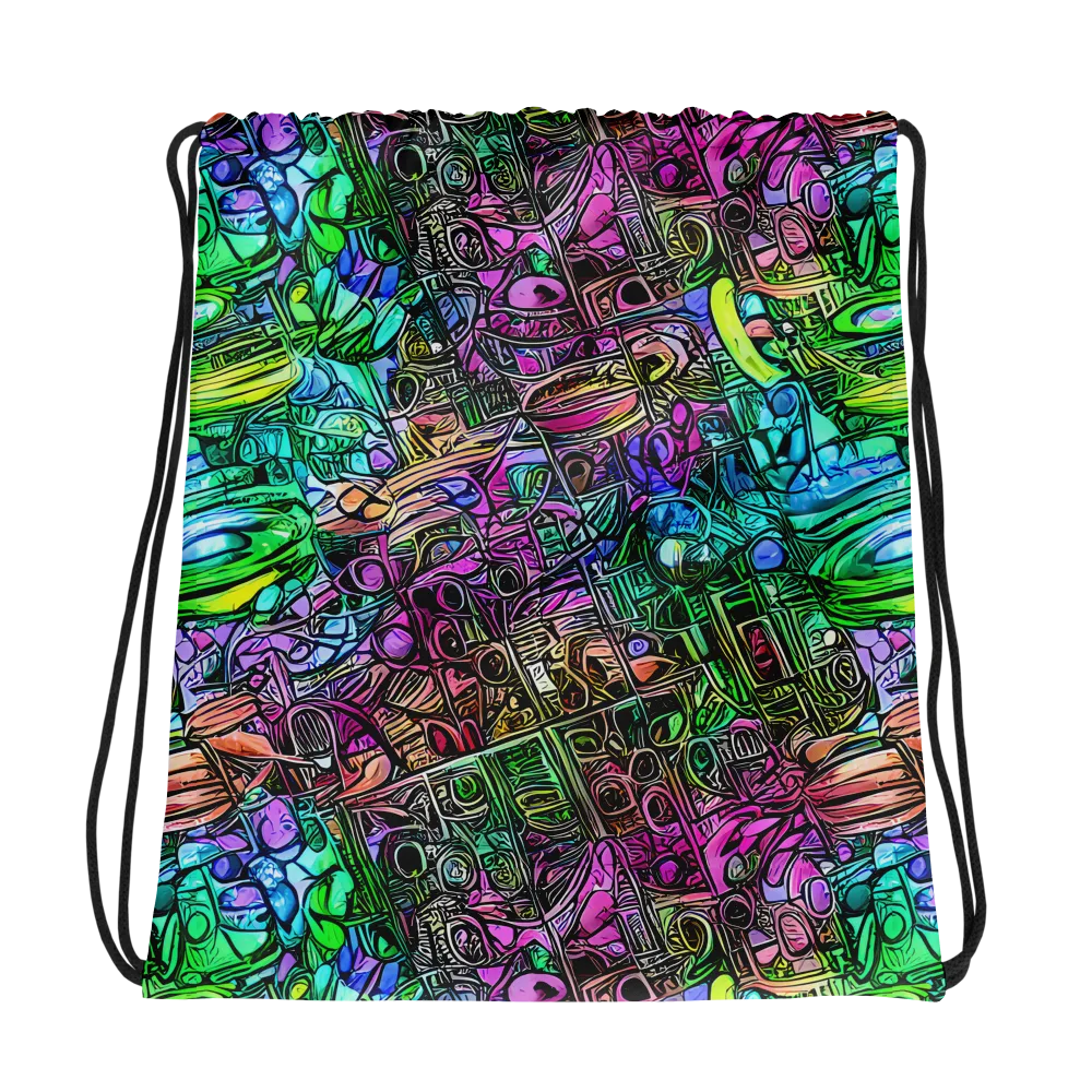 Ultraviolet Uproar on Drawstring Bag — Photo