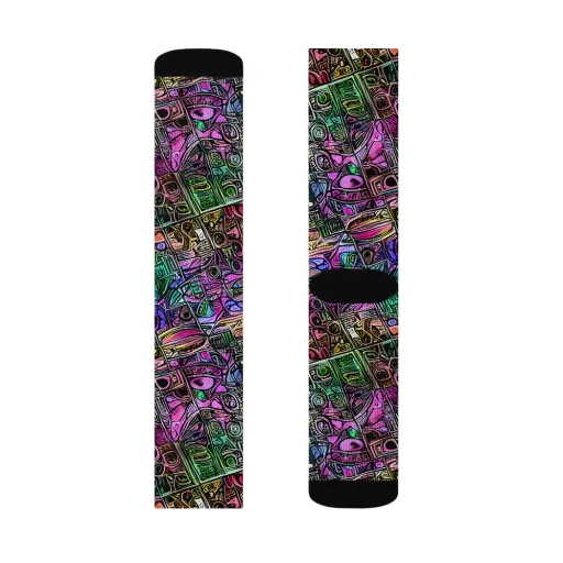 Ultraviolet Uproar on a Socks