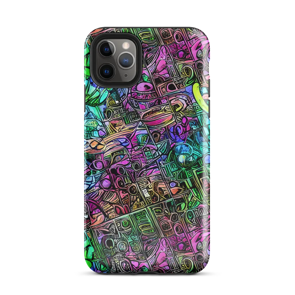 Ultraviolet Uproar on Tough Case for iPhone® — Front