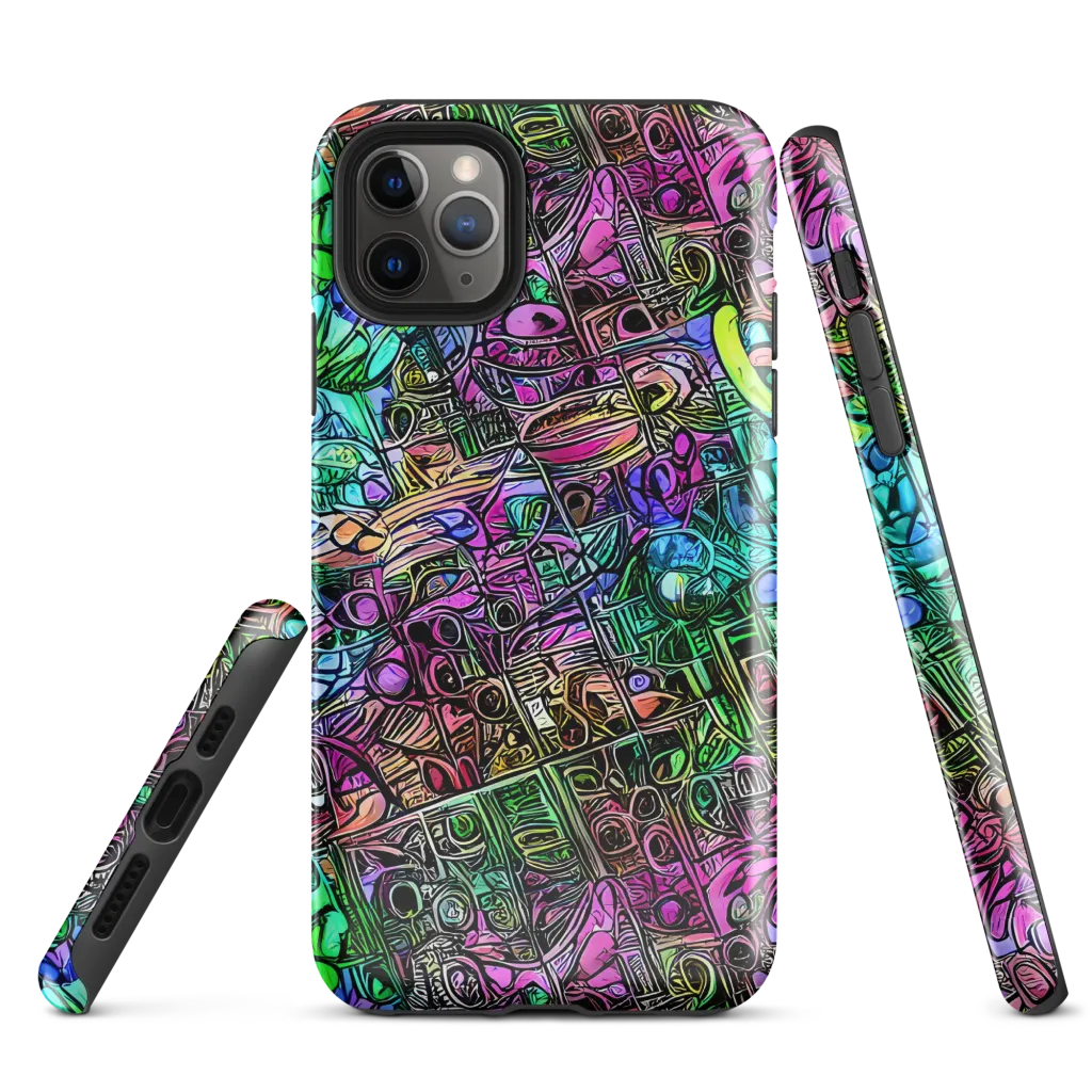 Ultraviolet Uproar on Tough Case for iPhone® — Front