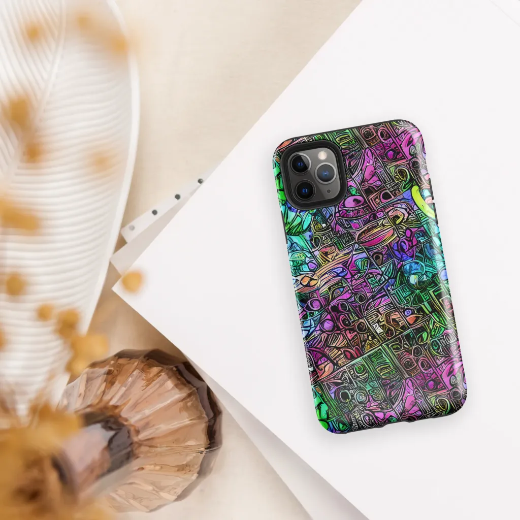 Ultraviolet Uproar on Tough Case for iPhone® — Front