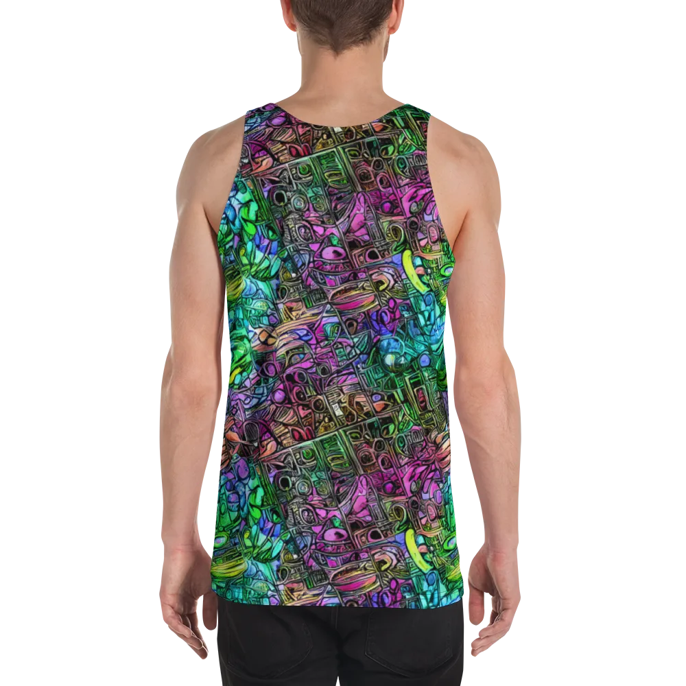 Ultraviolet Uproar on Men's Tank Top — Back