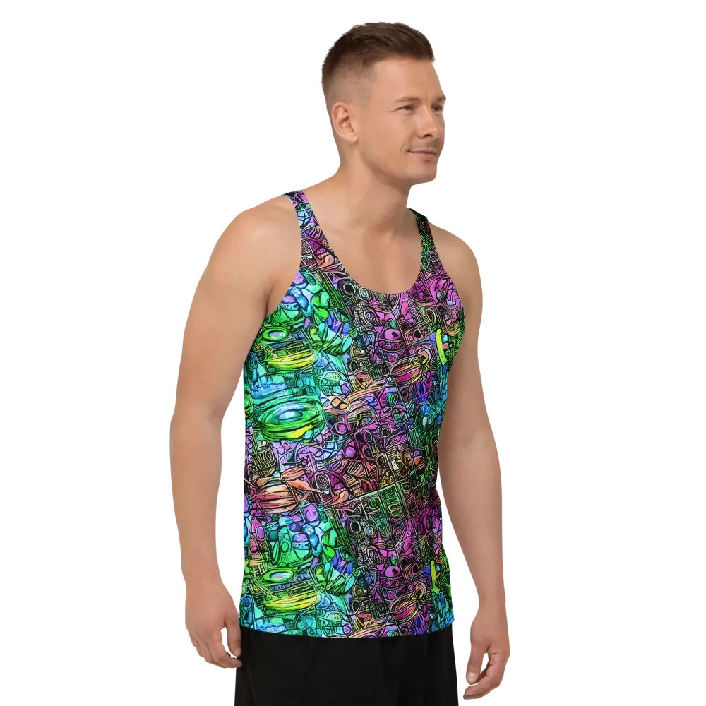 Ultraviolet Uproar on Men's Tank Top — Right Front