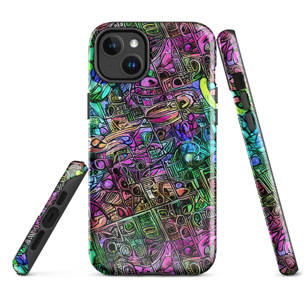 Ultraviolet Uproar on MagSafe Tough Case for iPhone® — Front
