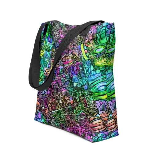 Ultraviolet Uproar on a Tote Bag