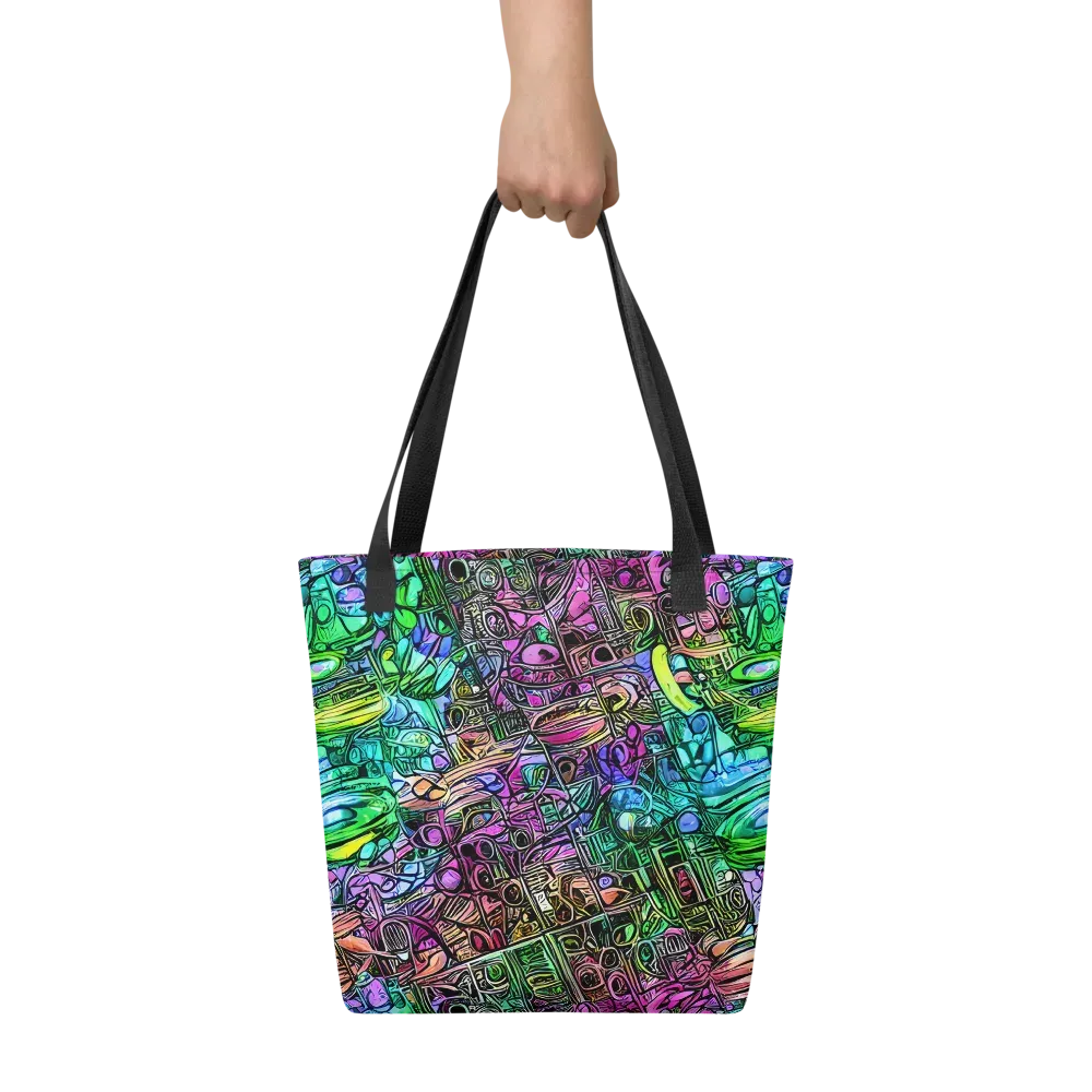 Ultraviolet Uproar on Tote Bag — Front
