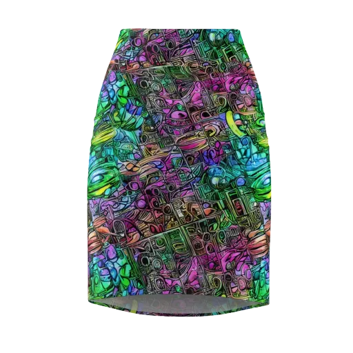 Ultraviolet Uproar on a Pencil Skirt