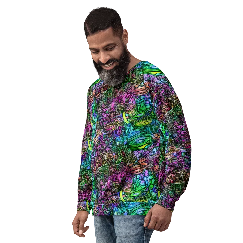 Ultraviolet Uproar on Sweatshirt — Left Front