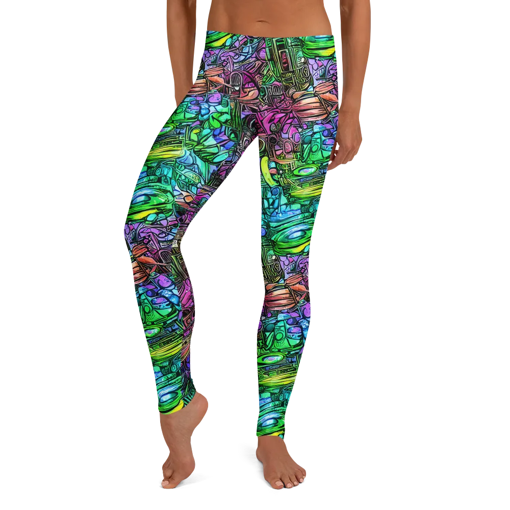 Ultraviolet Uproar on Leggings — Front