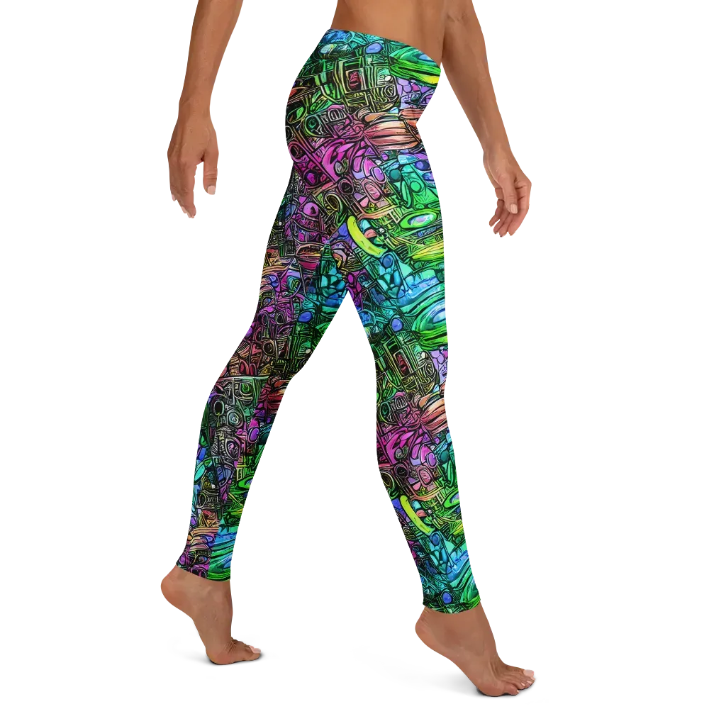 Ultraviolet Uproar on Leggings — Right
