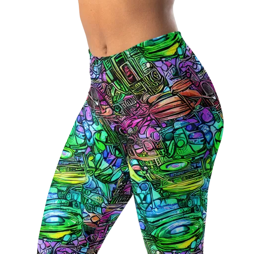 Ultraviolet Uproar on a Leggings
