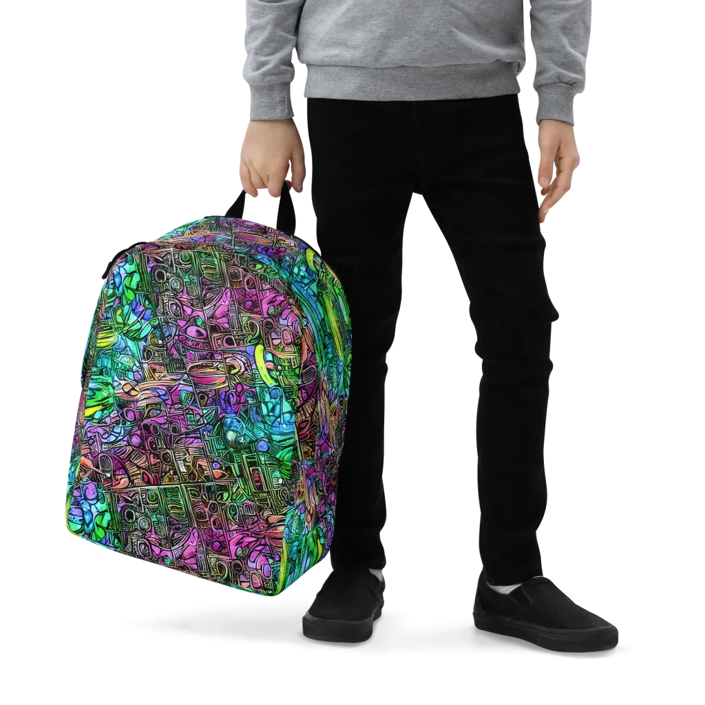 Ultraviolet Uproar on Minimalist Backpack — Zoomed-in