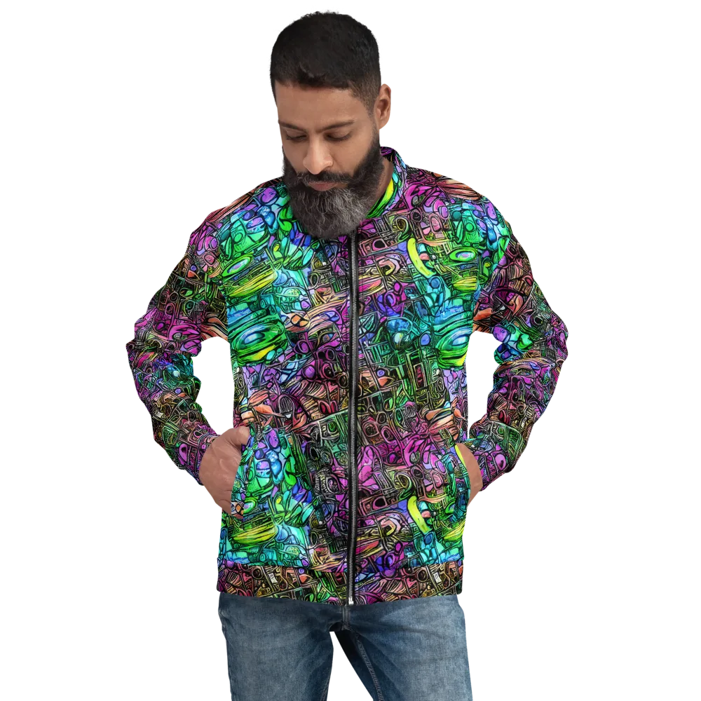 Ultraviolet Uproar on Bomber Jacket — Front