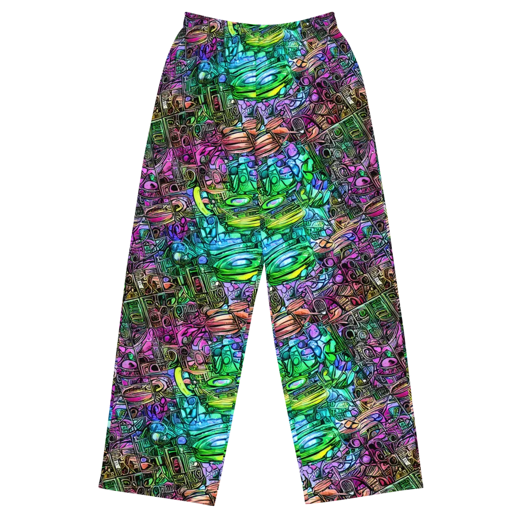 Ultraviolet Uproar on Wide-Leg Pants — Front