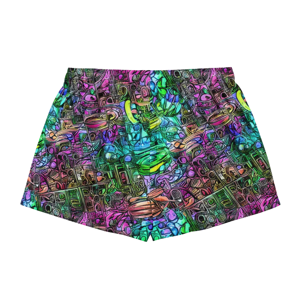 Ultraviolet Uproar on Women's Pajama Shorts — Back