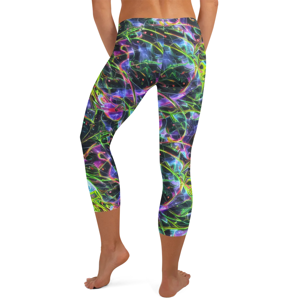 Midnight Biolume on Capri Leggings — Back