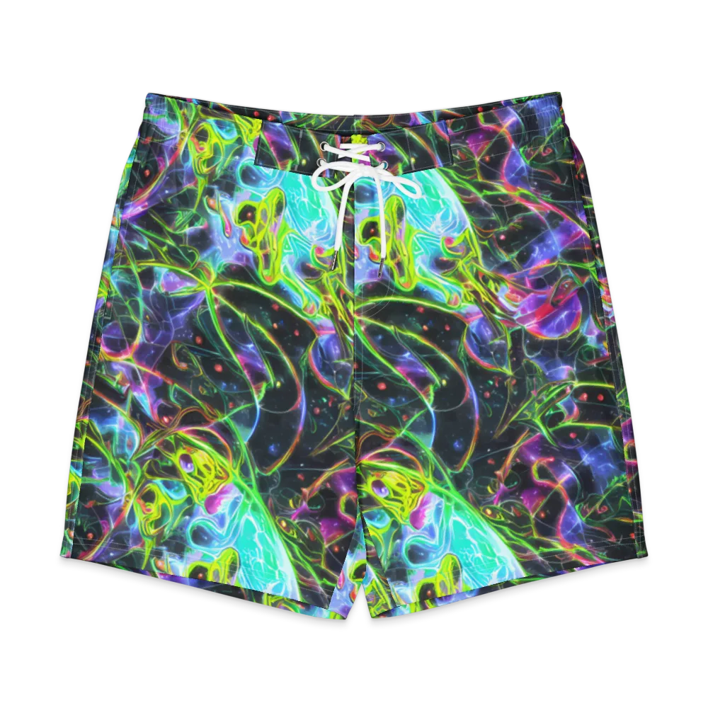 Midnight Biolume on Men's Board Shorts — Front