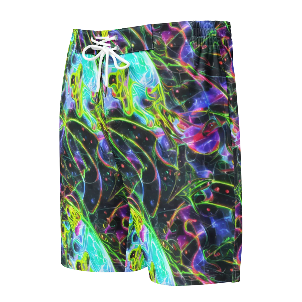 Midnight Biolume on Men's Board Shorts — Front
