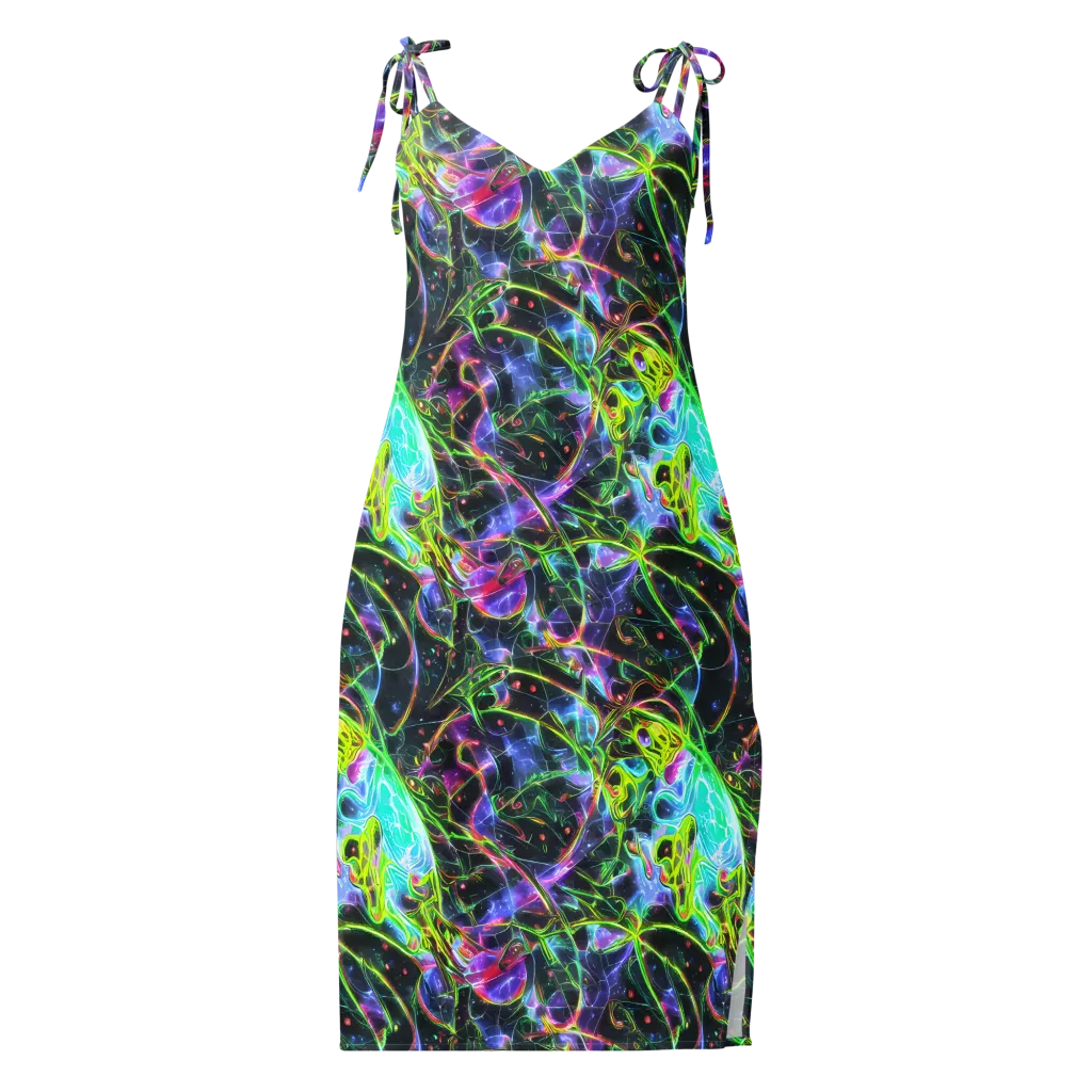 Midnight Biolume on Slip Dress — Front