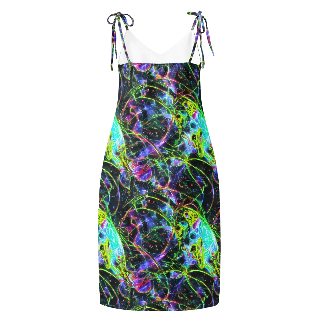 Midnight Biolume on Slip Dress — Back
