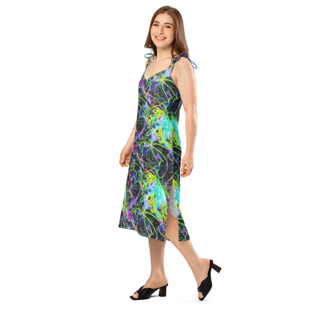 Midnight Biolume on Slip Dress — Left Front