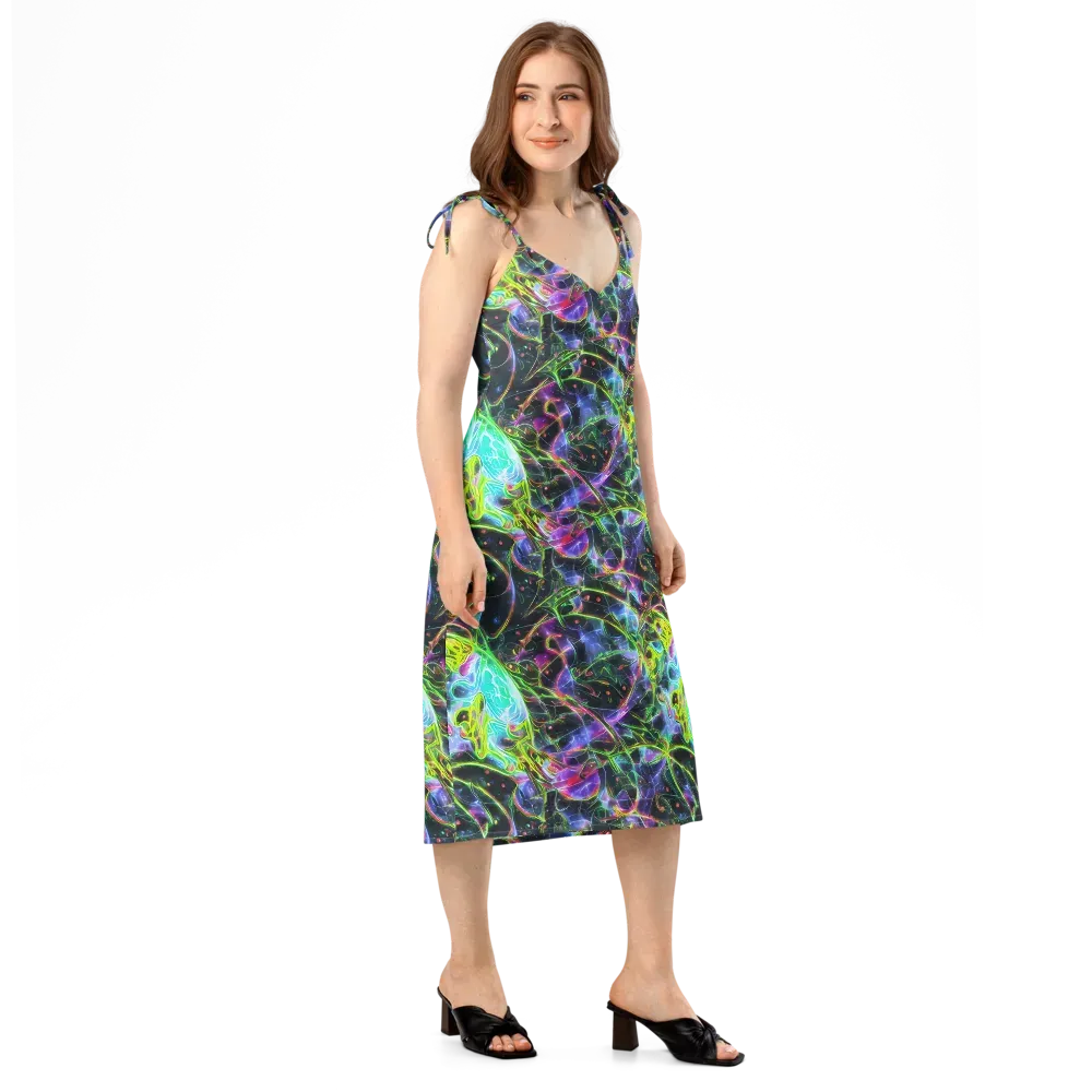 Midnight Biolume on Slip Dress — Right Front