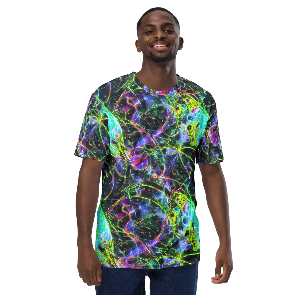 Midnight Biolume on Men's Crew Neck T-Shirt — Front