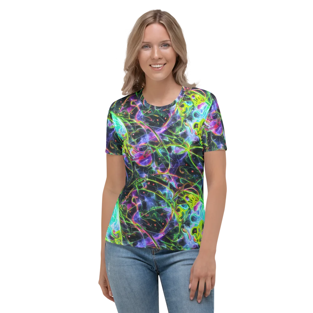 Midnight Biolume on Women's Crew Neck T-Shirt — Front