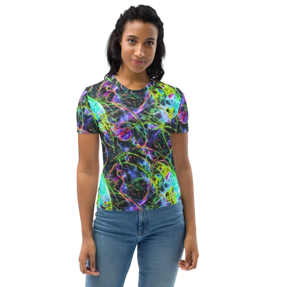 Midnight Biolume on Women's Crew Neck T-Shirt — Front