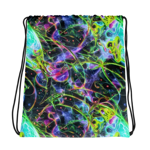 Midnight Biolume on a Drawstring Bag
