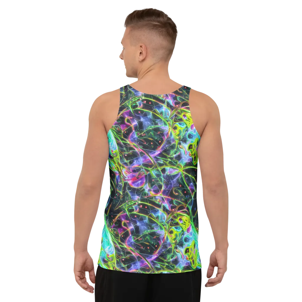Midnight Biolume on Men's Tank Top — Back