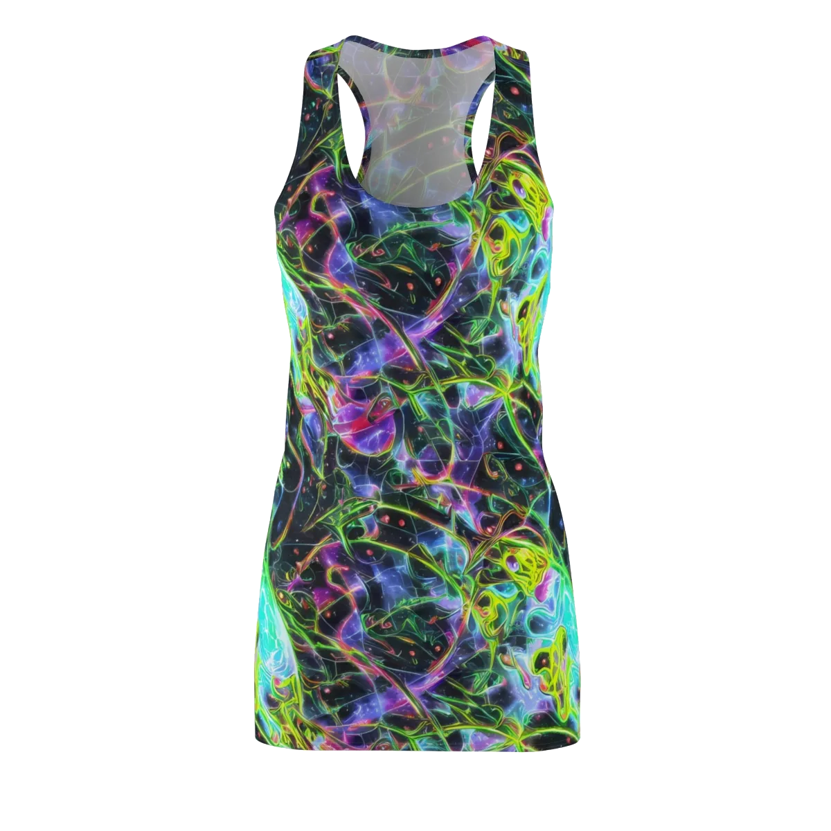 Midnight Biolume on Racerback Dress — Front