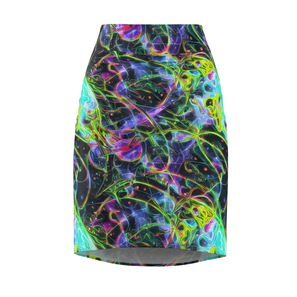 Midnight Biolume on Pencil Skirt — Front