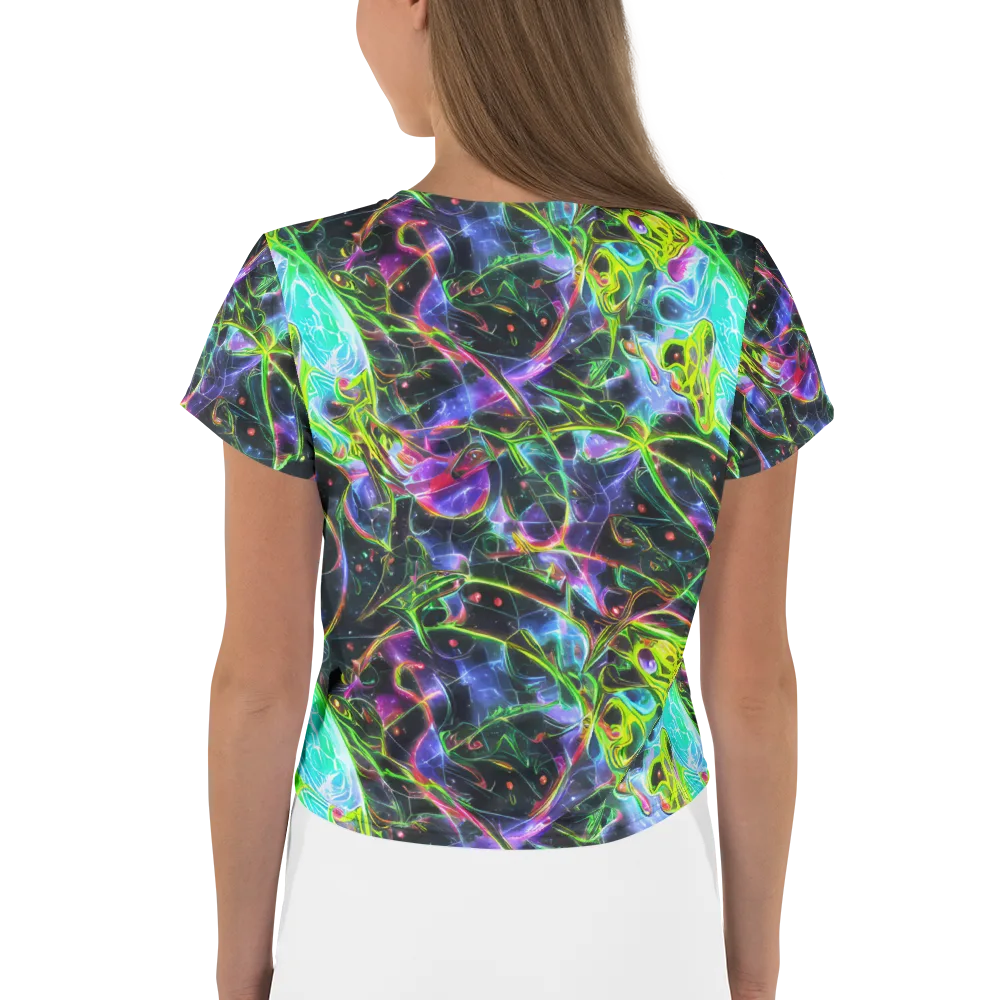 Midnight Biolume on Crop Tee — Back