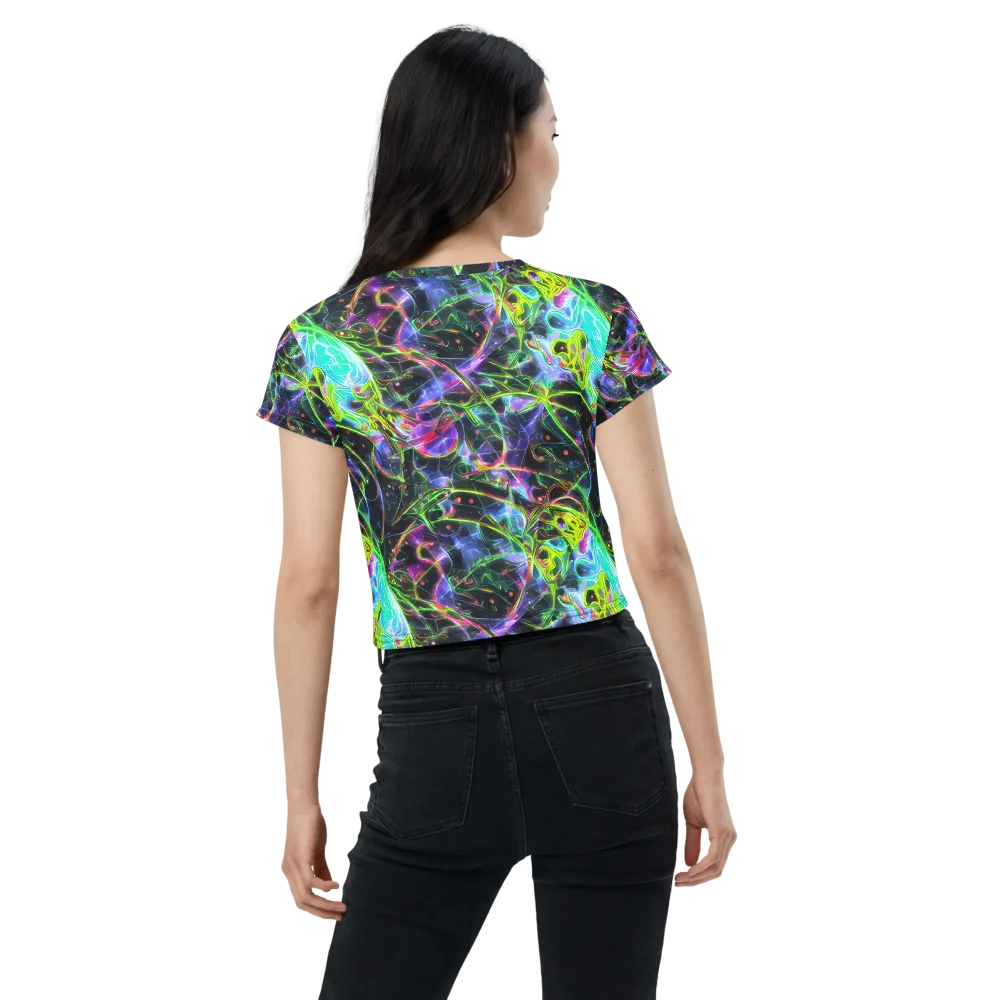Midnight Biolume on Crop Tee — Back